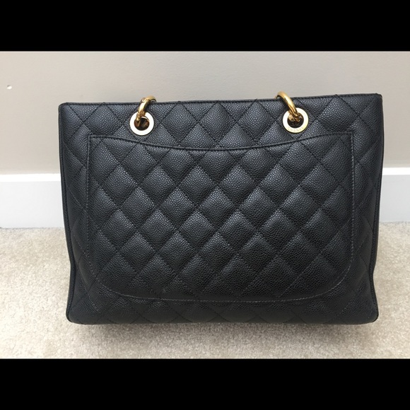 SOLD!!! SOLD!!! CHANEL GRAND SHOPPER CAVIAR TOTE - Picture 6 of 8